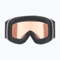 Maschera da sci Uvex Blast V black matt/vario green mirror 7