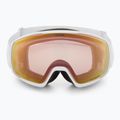Maschera da sci UVEX Victorious S V white matt/vario rose mirror 2