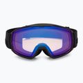 Maschera da sci UVEX Victorious S V black matt/vario blue mirror 2