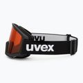 Maschera da sci UVEX Athletic LGL black matt/orange/clear 4