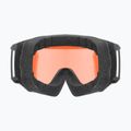Maschera da sci UVEX Athletic LGL black matt/orange/clear 3