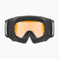 Maschera da sci UVEX Athletic LGL matt black/yellow/clear 3
