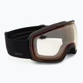 Maschera da sci UVEX Victorious Pro V black matt/vario red mirror