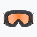 Maschera da sci junior UVEX Pwdr LG Jr white matt/orange/clear 2
