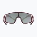 Occhiali da sole Uvex Skyryse burgundy matt/mirror rose 3