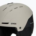 Casco da sci UVEX Stance warm grey/black matt 7
