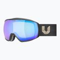 Maschera da sci UVEX Ultimate Victorious CV S2 black matt/mirror sapphire