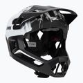Casco da bici per bambini UVEX React Fullface Jr black/white matt