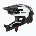 Casco da bici per bambini UVEX React Fullface Jr black/white matt 3
