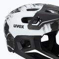 Casco da bici per bambini UVEX React Fullface Jr black/white matt 7