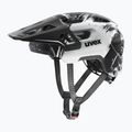 Casco da bici per bambini UVEX React Fullface Jr black/white matt 2