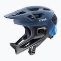 Casco da bici per bambini UVEX React Fullface Jr dusk blue matt