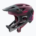 Casco da bici per bambini UVEX React Fullface Jr cranberry matt