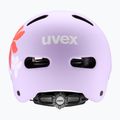 Casco per bambini UVEX Kid 4 Style flower lilac matte 3