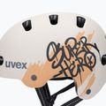Casco per bambini UVEX Kid 4 Style super hero warm grey matt 7