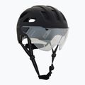 Casco da ciclismo UVEX Stride Visor black matt/lite mirror silver