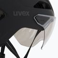 Casco da ciclismo UVEX Stride Visor black matt/lite mirror silver 8