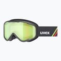 Maschera da sci per bambini UVEX Speedy Nova FM S2 black matt/mirror green