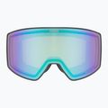 Maschera da sci UVEX Scenic P S0-S4 black matt/mirror green/pola 2
