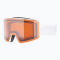 Maschera da sci UVEX Ignite LG S2 white matt/orange