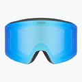 Maschera da sci UVEX Ignite FM S3 black matt/mirror blue 2