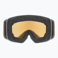Maschera da sci per bambini UVEX Pwdr FM Jr S2 black matt/mirror sapphire 3