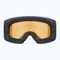 Maschera da sci UVEX Scenic FM S2 black matt/mirror green 3