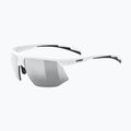 Occhiali da sole UVEX Aerios Small V white matt/smoke