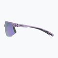 Occhiali da sole UVEX Aerios Small purple matt/mirror purple 5