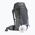 Zaino da trekking da donna deuter Futura Air Trek 55 + 10 l SL nero/grafite 5