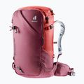 Zaino Deuter Freerider Pro 32+ l SL da donna marone/cremisi