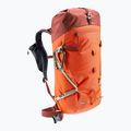 Zaino da arrampicata da donna deuter Guide 22 l SL papaya-redwood 5