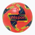Pallone da calcio uhlsport Lite Soft 290 rosso fluo/navy/giallo fluo taglia 5 4