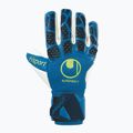 Guanto da portiere da bambino uhlsport Hyperact Supersoft HN blu navy 4