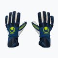 Guanto da portiere da bambino uhlsport Hyperact Supersoft HN blu navy