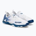 Scarpe da pallamano Kempa Wing Lite 2.0 uomo bianco/blu 4