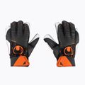 Uhlsport Speed Contact Starter Guanti da portiere morbidi nero/bianco/neon orange
