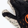 Guanti da portiere Uhlsport Speed Contact Supergrip+ nero/bianco/arancio neon 3