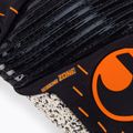 Guanti da portiere Uhlsport Speed Contact Supergrip+ Reflex nero/bianco/arancio neon 3