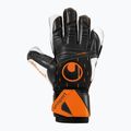 Guanti da portiere Uhlsport Speed Contact Supersoft nero/bianco/neon orange 5