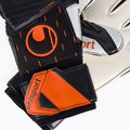 Guanti da portiere Uhlsport Speed Contact Supersoft nero/bianco/neon orange 4