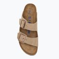 BIRKENSTOCK Arizona LEOI Infradito marrone tabacco stretto 5