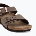 Sandali per bambini BIRKENSTOCK New York Birkibuc Narrow mocha 7