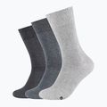Skechers Basic Uomo 3 paia di calzini grigio chiaro melange