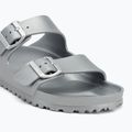 BIRKENSTOCK infradito Arizona EVA Metallic Regular argento metallizzato 7
