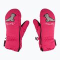 Guanti da sci per bambini ZIENER LE Zoo Minis rosa pop 3