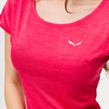 Maglietta Salewa Puez Melange Dry donna rosso rosa melange 4