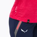 Maglietta Salewa Puez Melange Dry donna rosso rosa melange 5