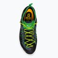 Scarpa da avvicinamento Salewa Wildfire Edge da uomo, blu ombra/giallo fluo 6