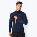 Felpa trekking uomo Salewa Pedroc premium navy melange